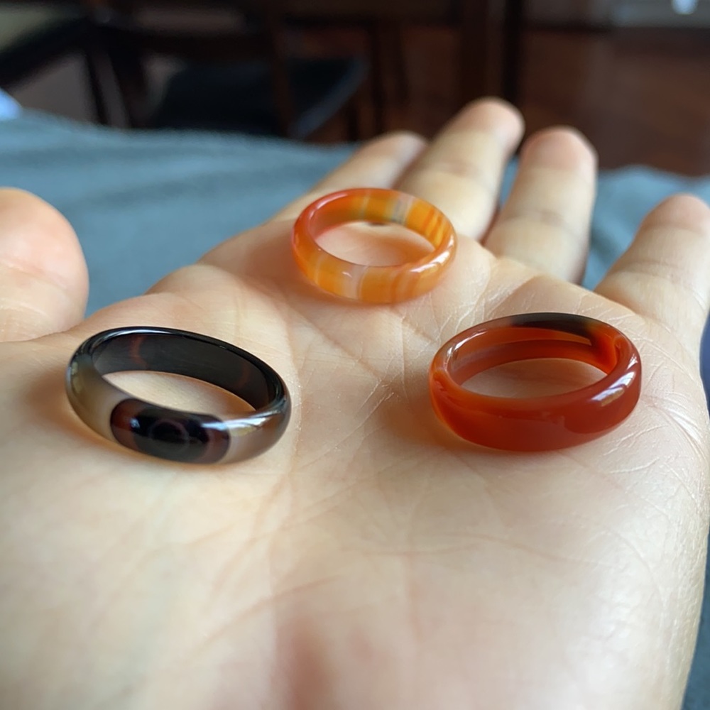 Natural Stone Rings - Picture 4 of 4
